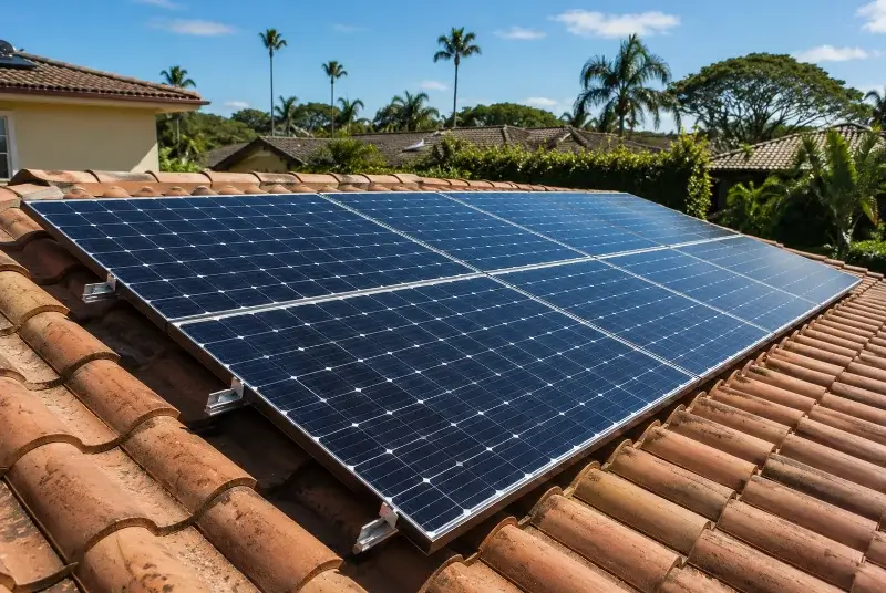 Installation de panneaux solaires à Saint-Lumine-de-Clisson
